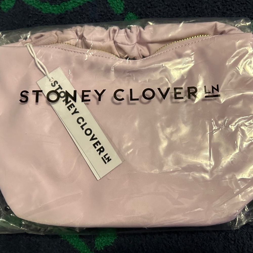 NWT Stoney Clover Lane lilac scrunch bag